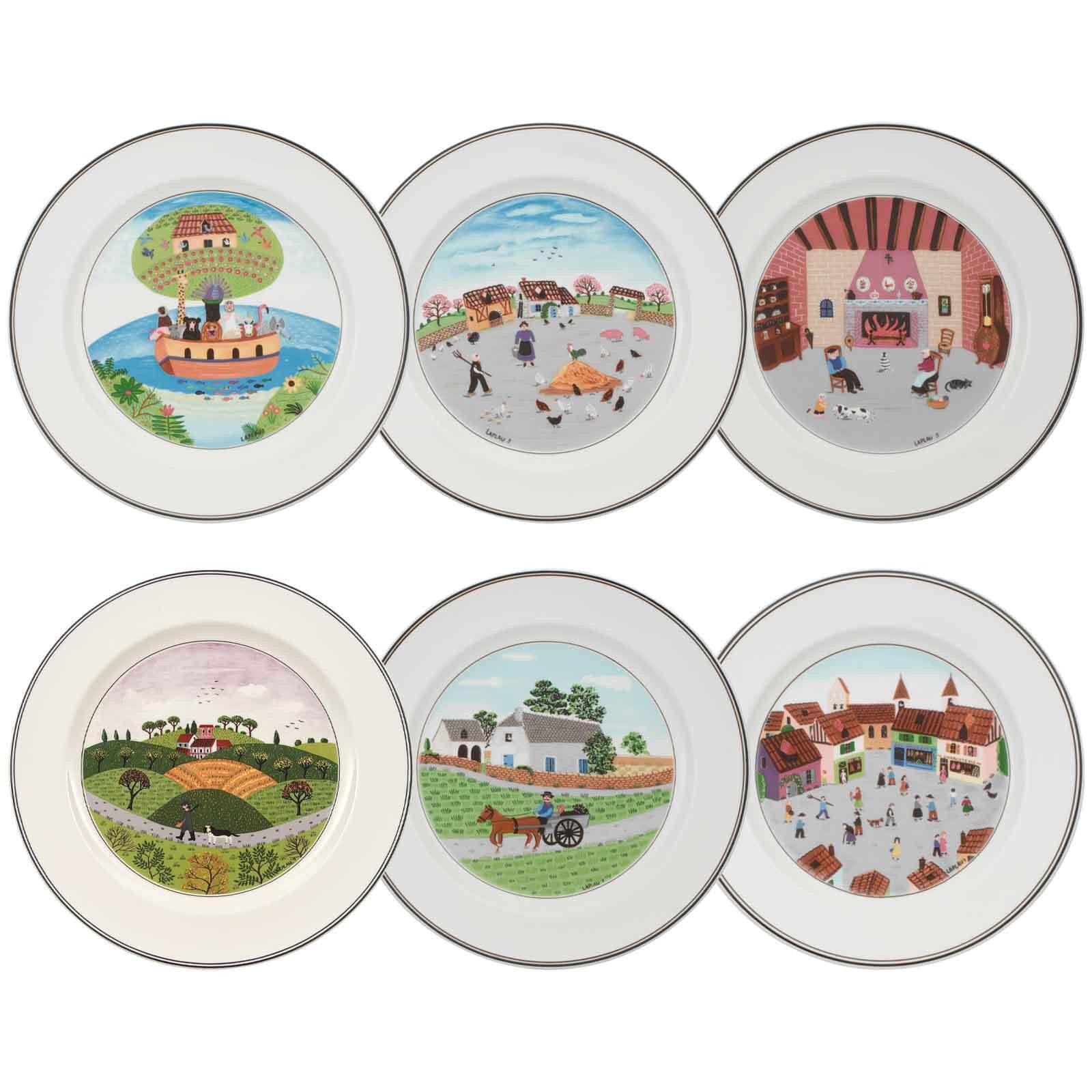 Villeroy & Boch Speiseteller Design Naif Speiseteller Kollektion ø 27 cm, (6 St)
