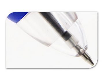 Kugelschreiber 3in1 TOUCHPEN mit LED Licht 14,5cm Kugelschreiber 57 (Blau), Touchscreenstift