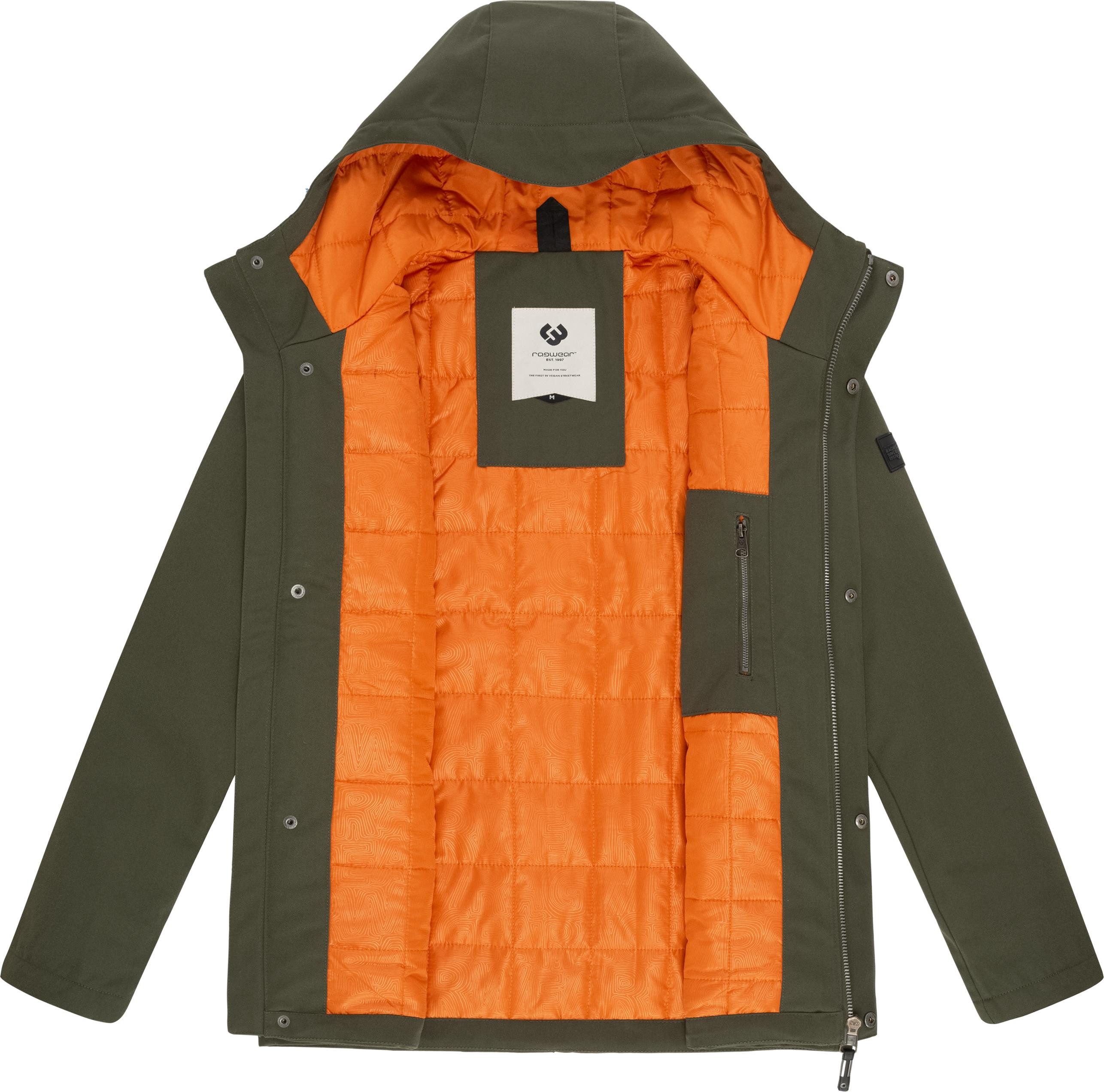 Ragwear Winterjacke Mr Them stylische Herren Outdoorjacke mit großer Kapuze