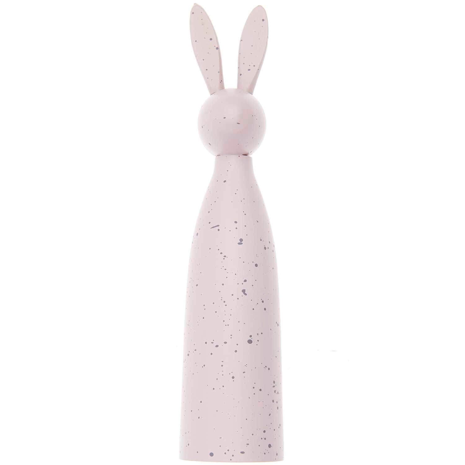 Rico Design Osterhase Holzfigur Hase, flieder