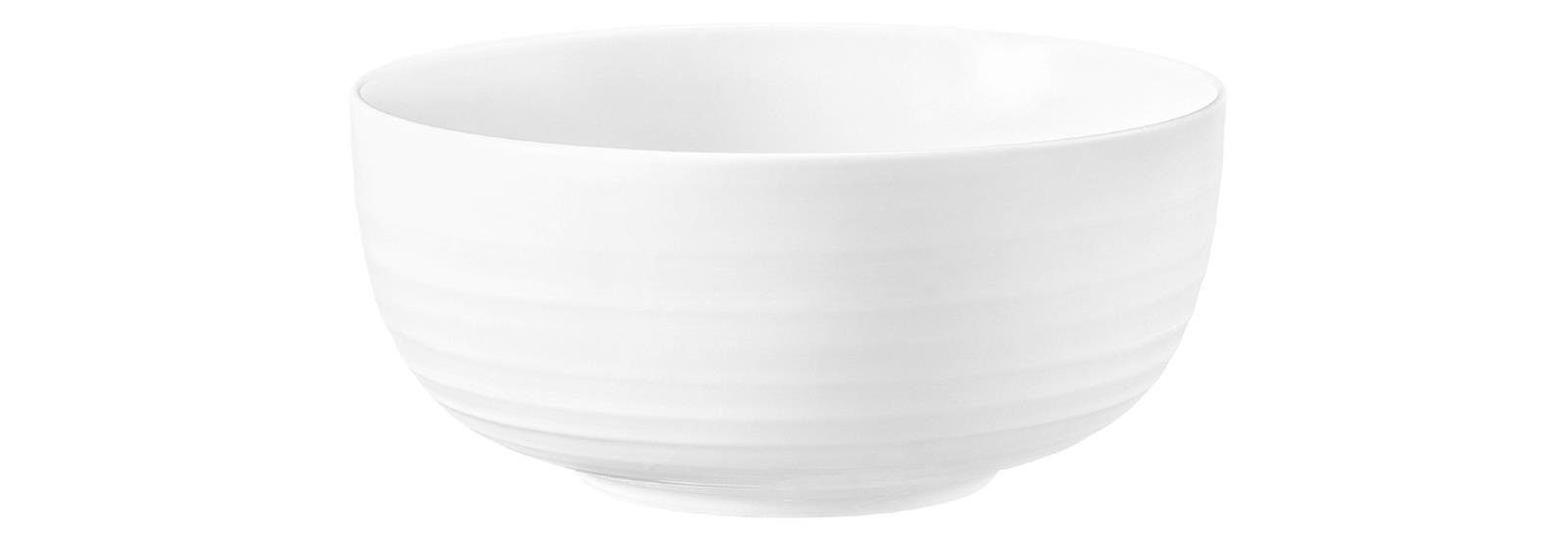 Seltmann Weiden Müslischale Terra weiß Müslischale 15 cm, Porzellan, (1 Müslischale)