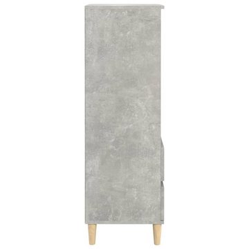 furnicato Sideboard Highboard Betongrau 40x36x110 cm Holzwerkstoff
