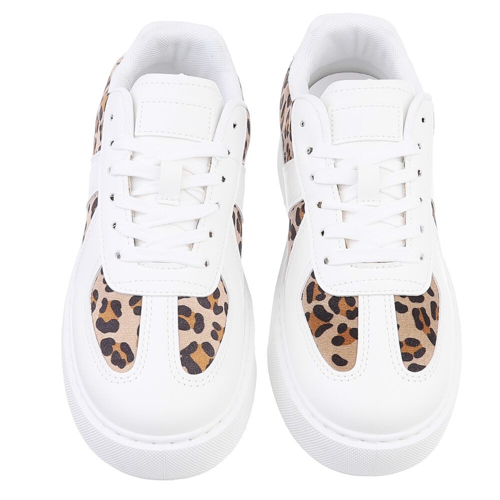 Ital-Design Damen Low-Top Freizeit Sneaker (88671570) Flach Sneakers Low in Weiß – Bild 4 von 5
