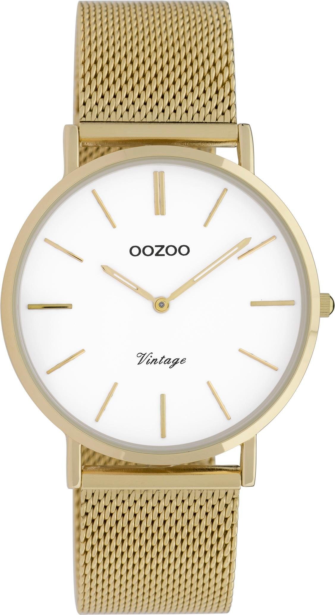 OOZOO Quarzuhr C9910, Armbanduhr, Damenuhr, Edelstahlarmband günstig online kaufen