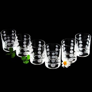 Bohemia Crystal Schnapsglas Barline, Kristallglas, veredelt mit Gravur, 6-teilig, Inhalt 60 ml, Schnapsglas-Set