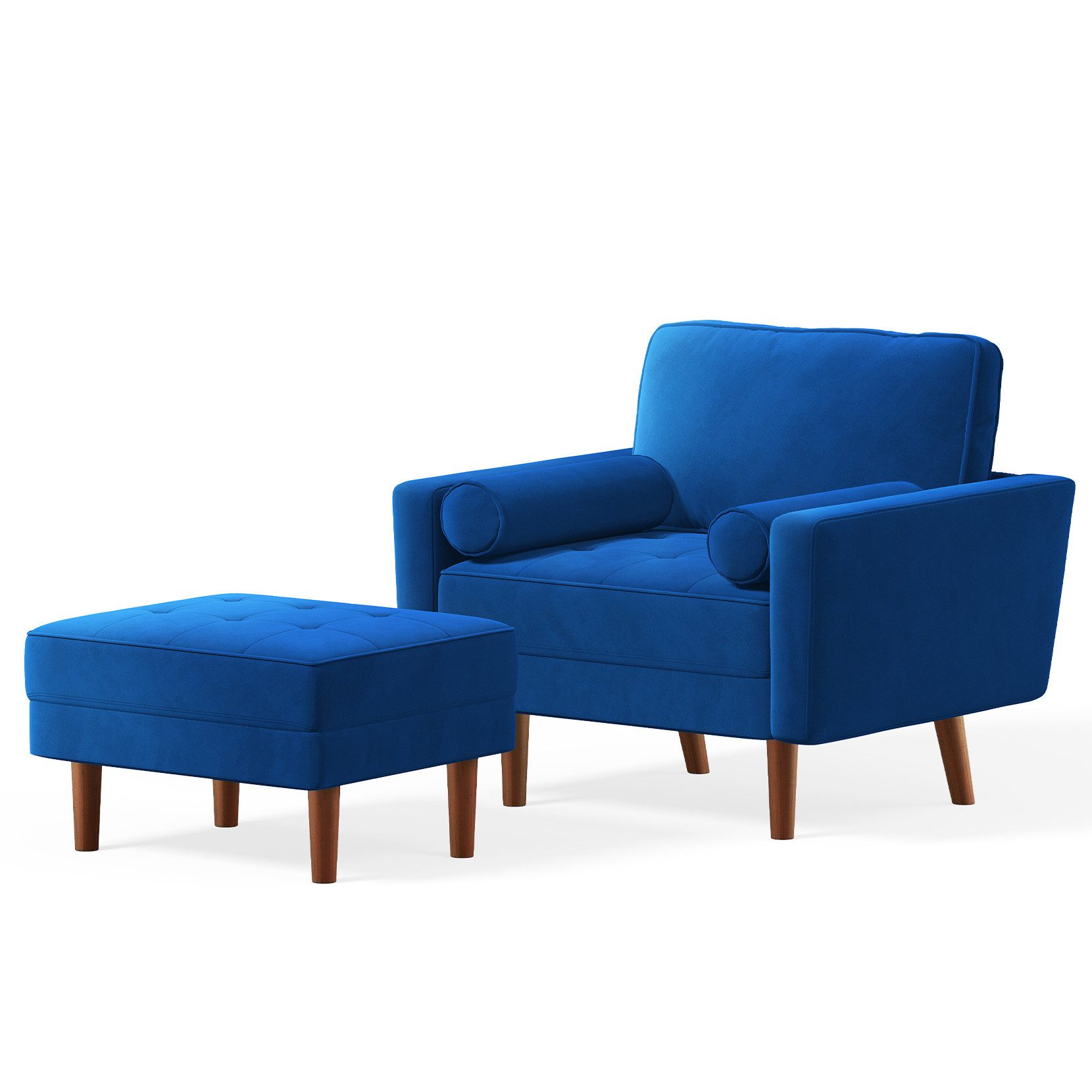 OUNUO TV-Sessel Relaxsessel Sessel mit hocker günstig online kaufen