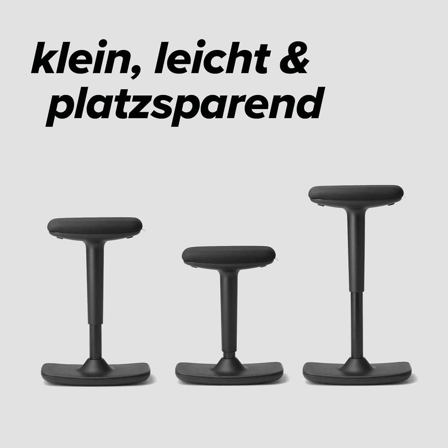 Trendoffice Stehhilfe to-Swift, ergonomischer Stehsitz/Hocker mit Wippfunktion