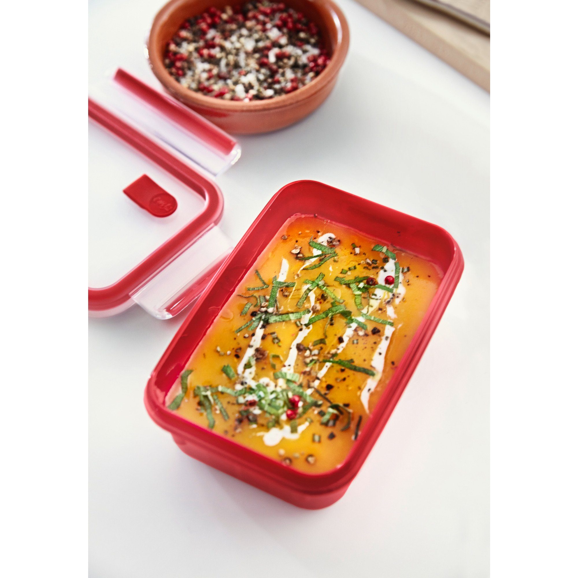 Emsa Lunchbox Emsa CLIP & MICRO Mikrowellendose 1,2 Liter, Dose