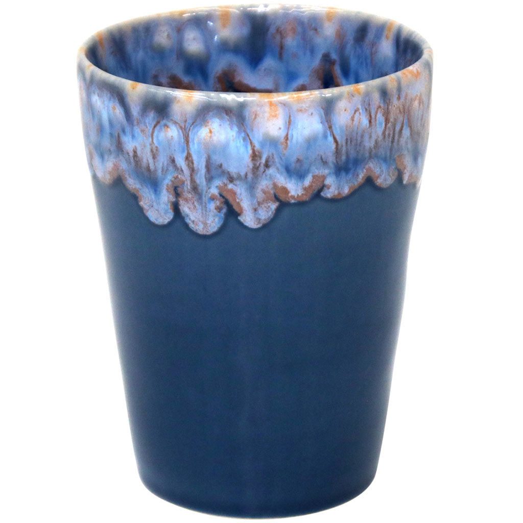 Costa Nova Becher Lungo Latte Grespresso, Denim, 38 cl, 1-tlg., Keramik, Ø ca. 9,2 cm, Höhe ca. 11,5 cm, Füllmenge 38 cl