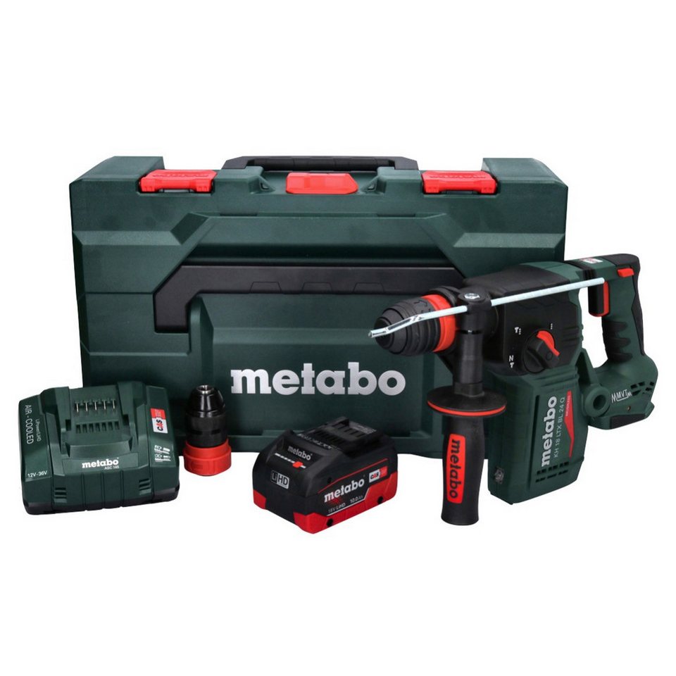 Thumbnail - metabo Schlagbohrmaschine KH 18 LTX BL 24 Q Akku Kombihammer 18 V 2,2 J + 1x Akku 10,0 Ah + Lad