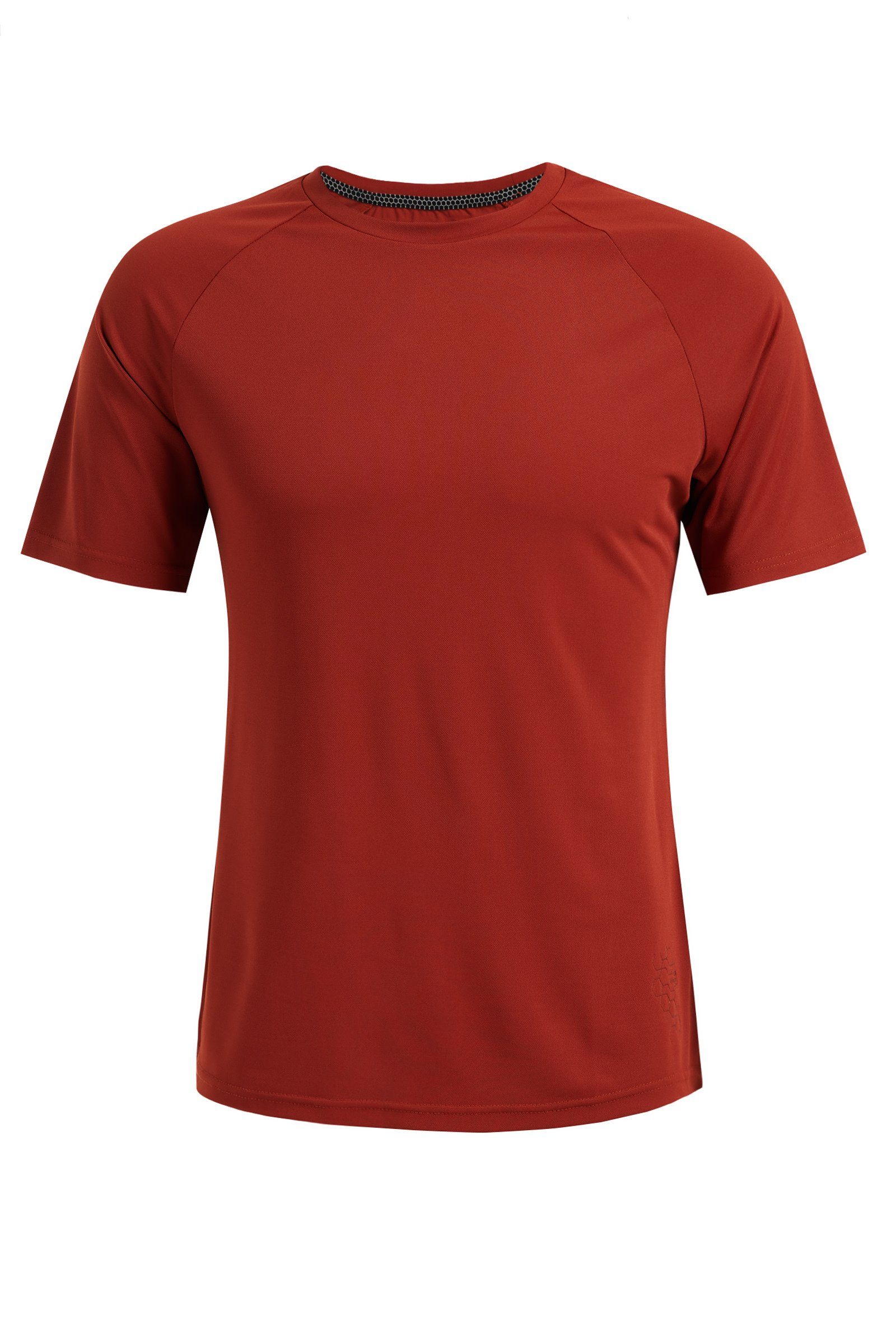 WE Fashion T-Shirt Rot (1-tlg)