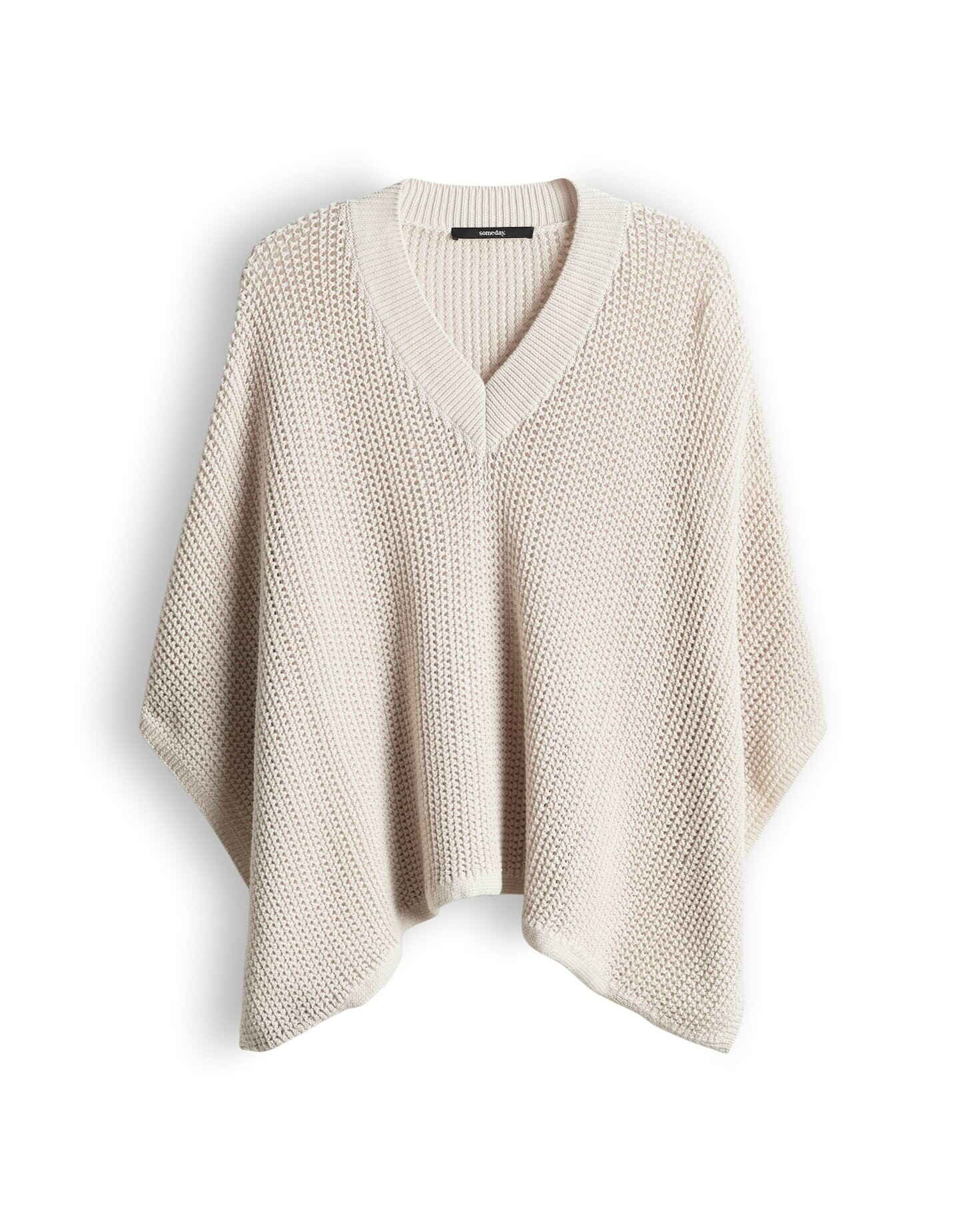 someday Poncho Basona cape aus Strick mit weichem Griff