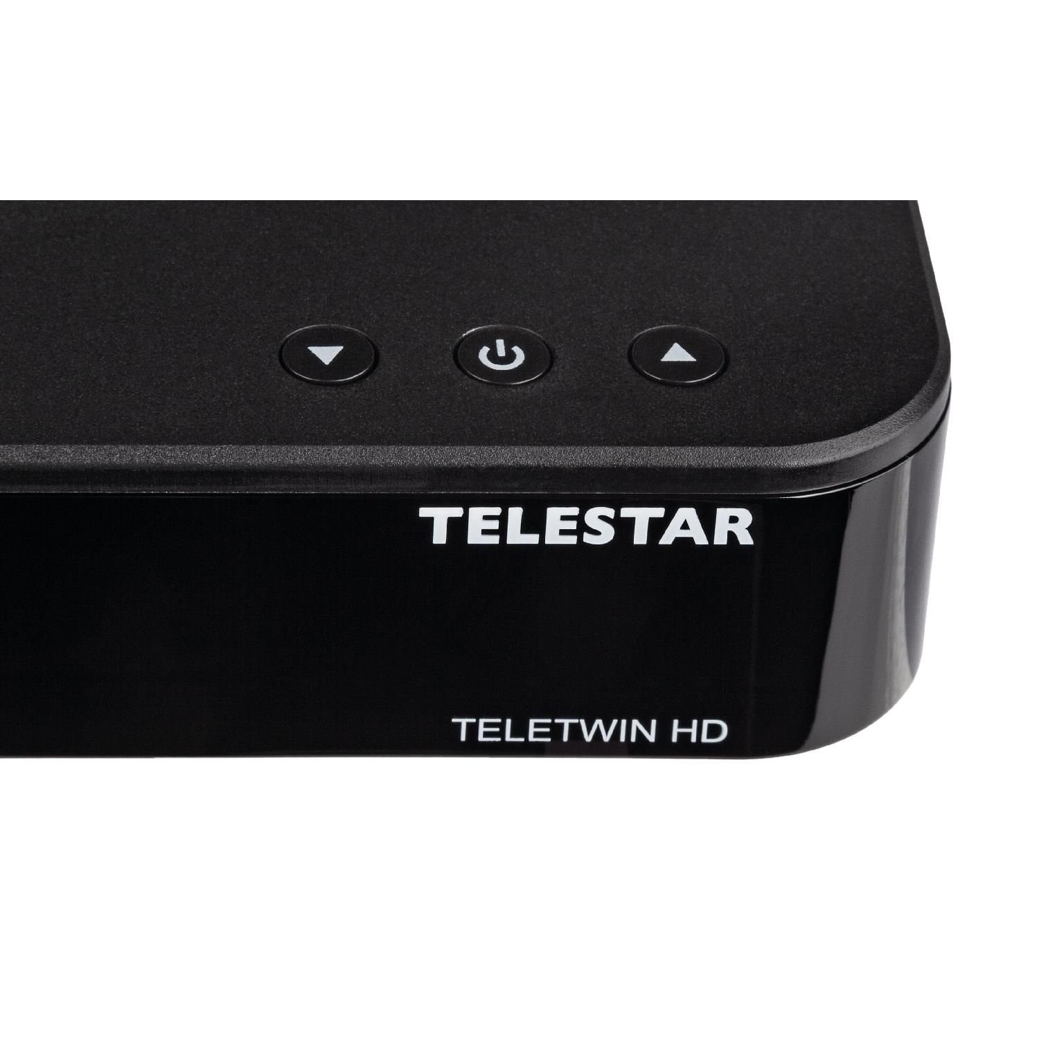 Bluetooth mit TELETWIN to USB HD A2DP HD (LAN Netzwerkbuchse, Sende-Funktion) Bluetooth, (Ethernet), Sat TELESTAR Twin-Satreceiver PVR FULL u. Satellitenreceiver RJ45 IP