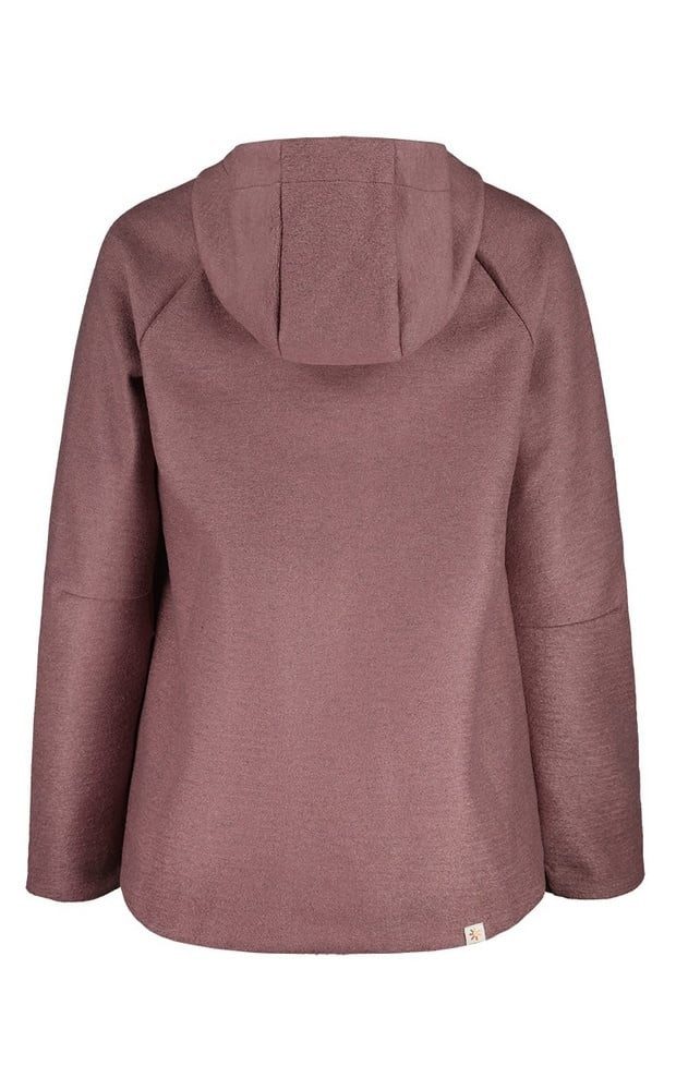 Maloja Fleecejacke FlachauM mit Kapuze (Alpine Wool) mauvepink Damen
