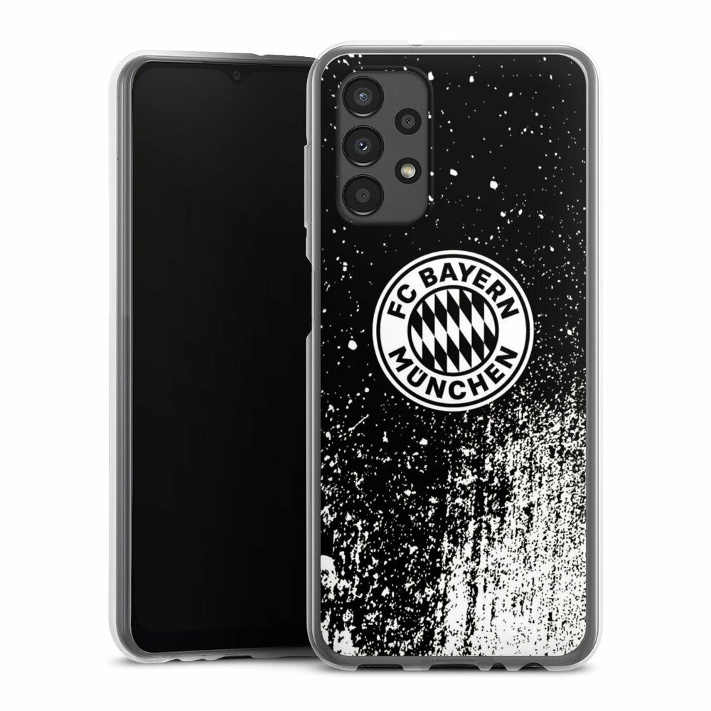 Handyhülle FC Bayern München Offizielles Lizenzprodukt FCB Splatter Schwarz - FCB