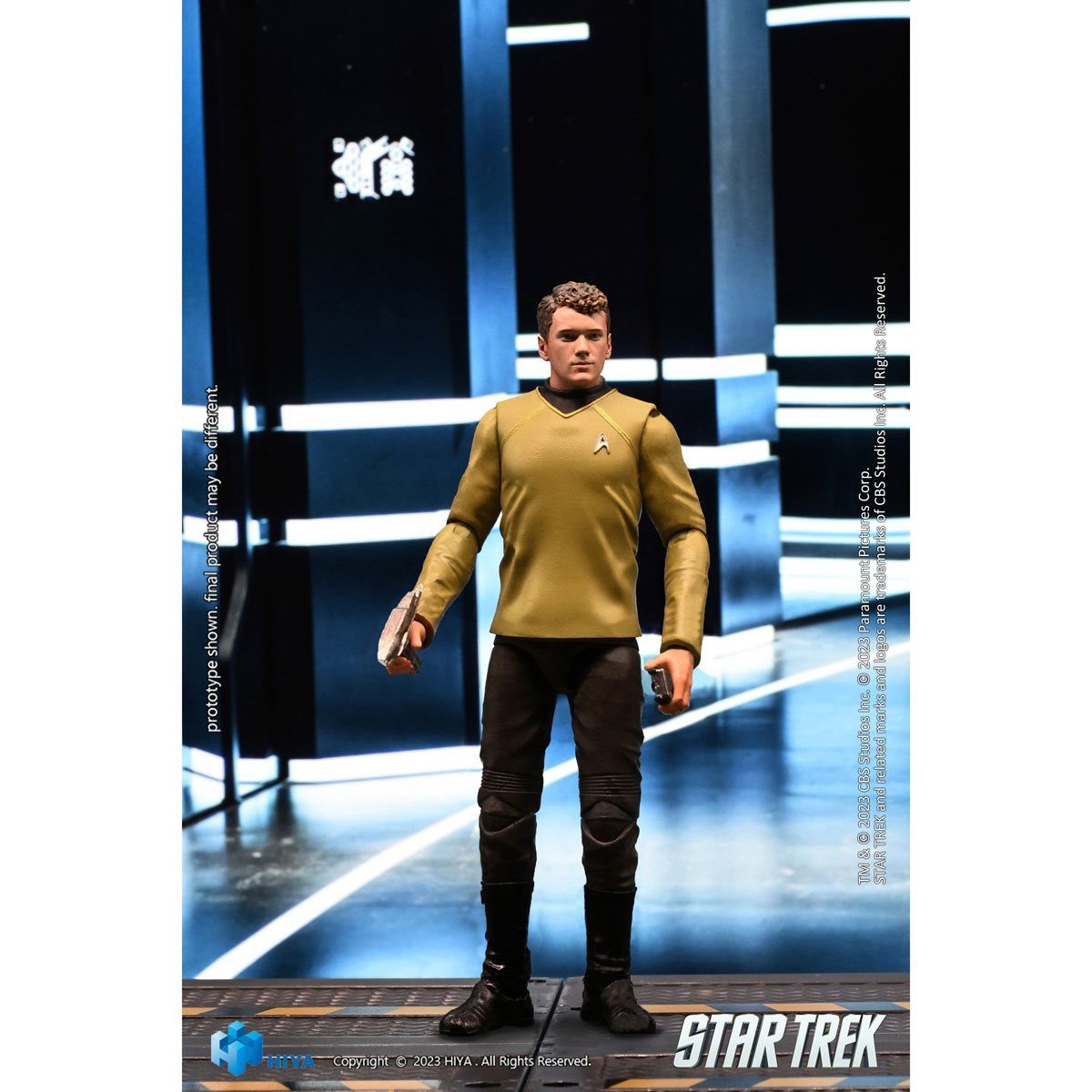 Hiya Toys Actionfigur Star Trek Exquisite Mini 1/18 Star Trek 2009 Chekov 10 cm Actionfigur