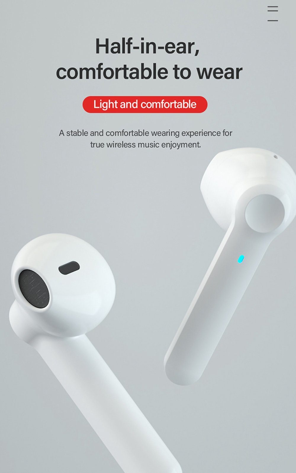 (True Wireless, 5.0, kabellos, Assistant, Kopfhörer-Ladehülle Schwarz) Stereo-Ohrhörer mit Bluetooth-Kopfhörer Google Touch-Steuerung mAh Lenovo mit Bluetooth XT89 - 300 Siri,