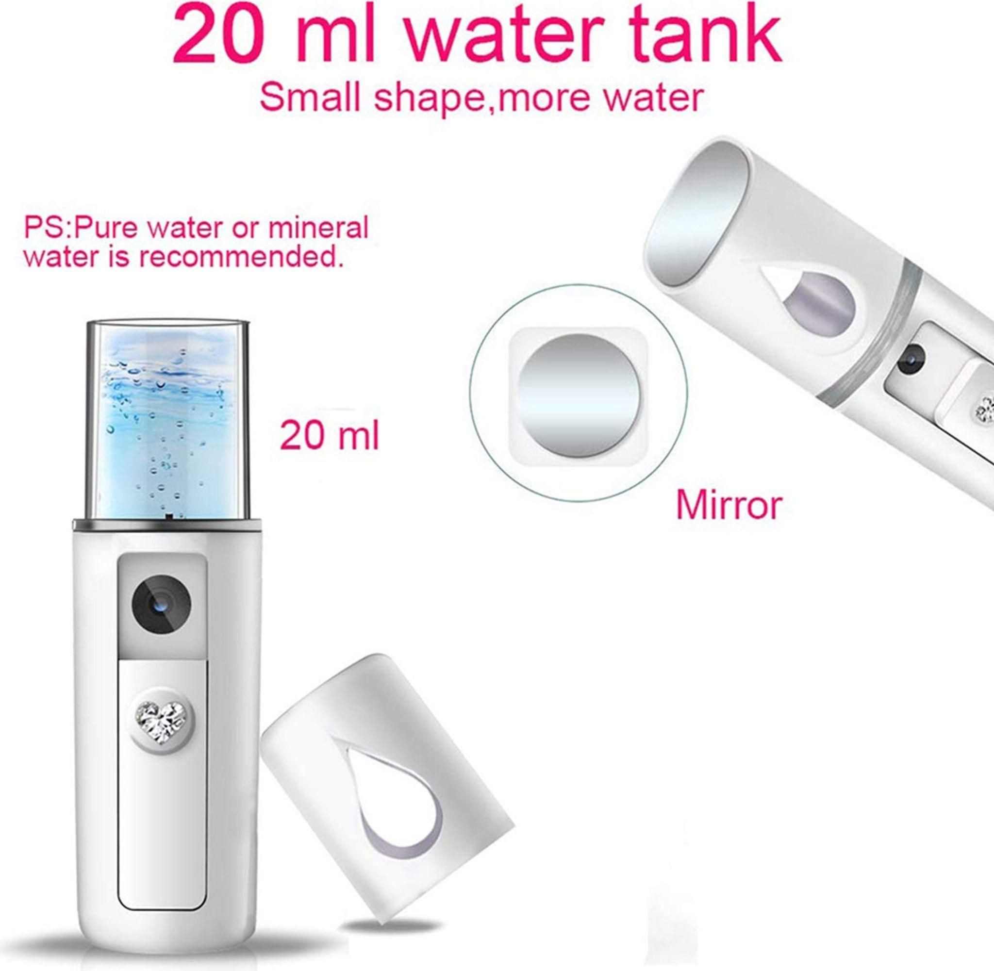 FELIXLEO Porenreiniger Nano Gesicht Nebelsprüher Mini, tragbar für Reinigung Poren SPA, 1-tlg.