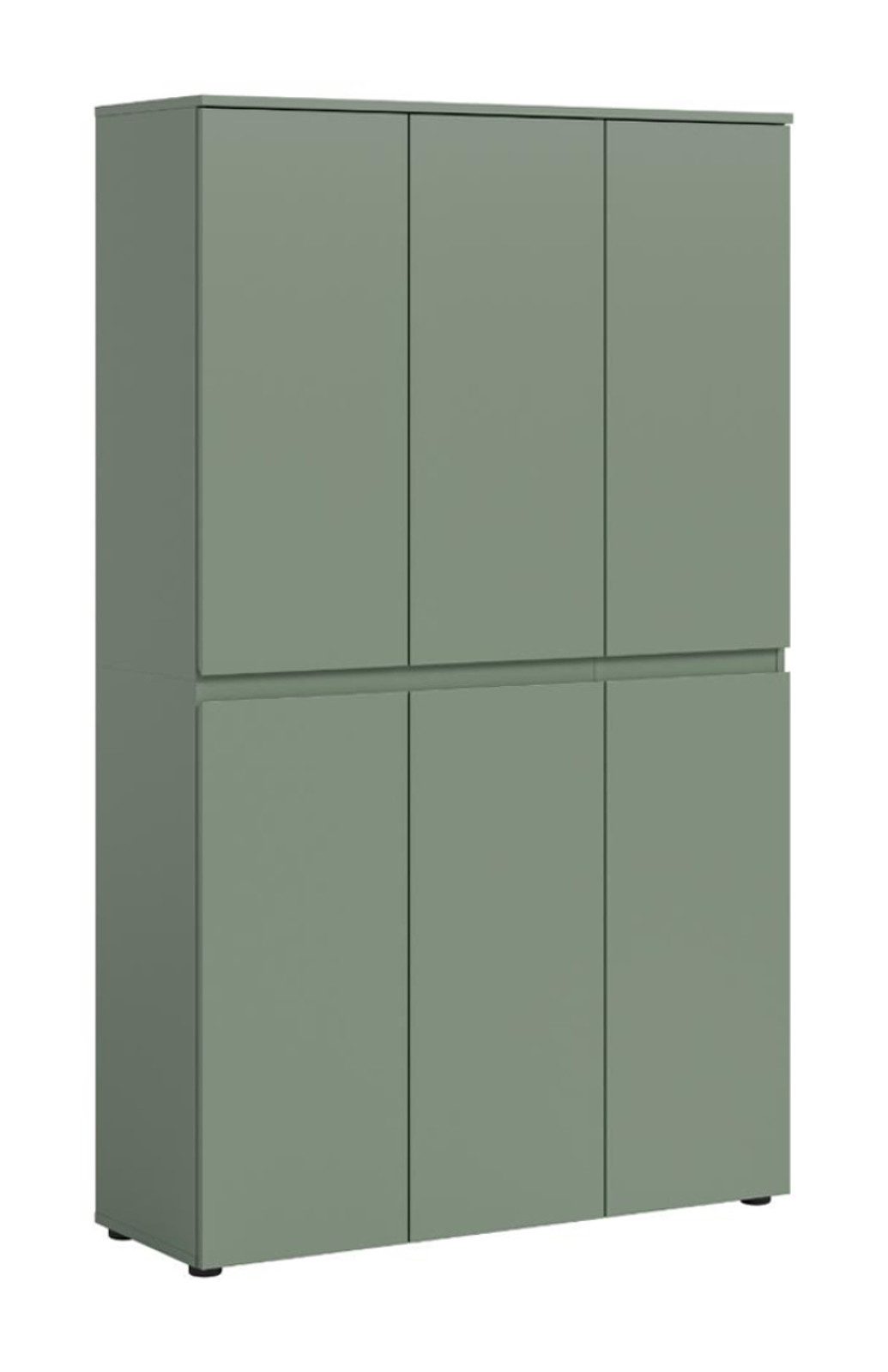 xonox.home Kleiderschrank Scarpa Kleiderschrank 6 Türen staubgrün.
