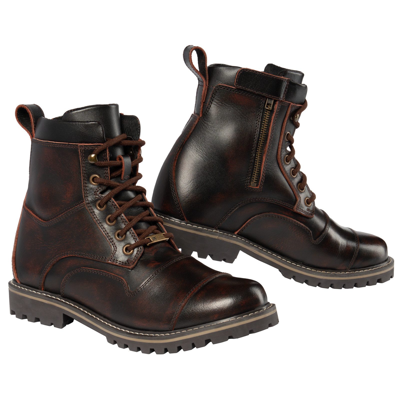 Kochmann Boots Kochmann Palermo Motorradstiefel Whisky Braun 42 Motorradstiefel (Packung, Antistatische und Öl- und Benzinfeste Sohle) motorradstiefel für herren