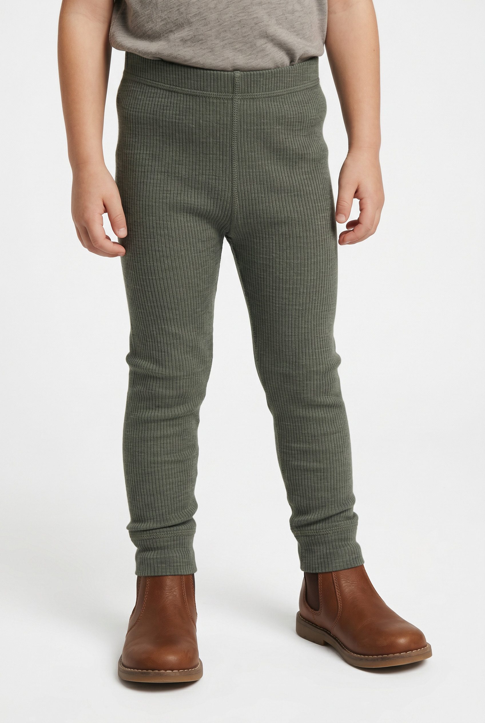Name It Leggings NMNWAX WOOL RIB LEGGING NOOS aus reiner Merinowolle