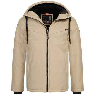 Alessandro Salvarini Winterjacke ASLighty innen komplett mit warmem Teddyfell