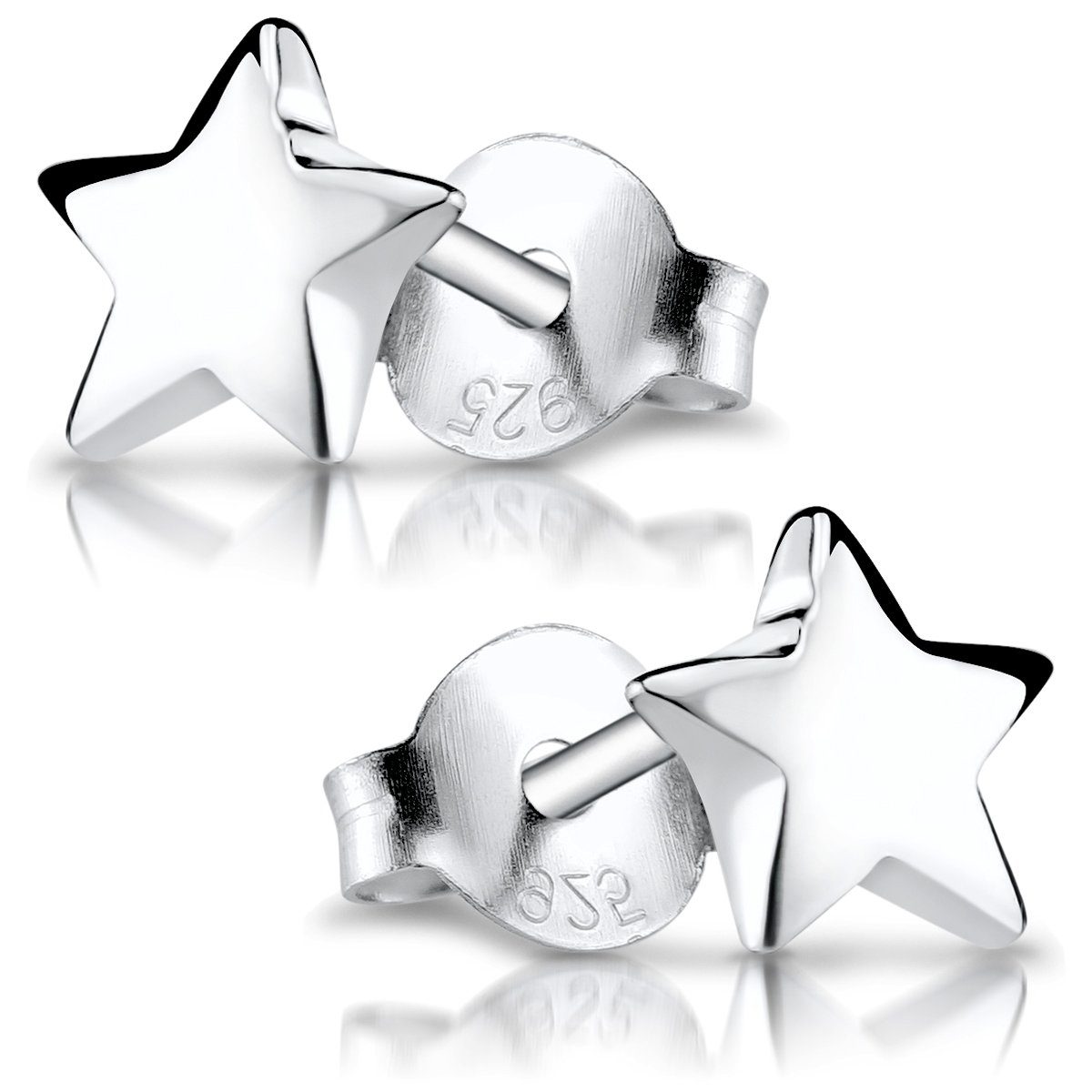 Materia Paar Ohrstecker Stern Silber klein günstig online kaufen