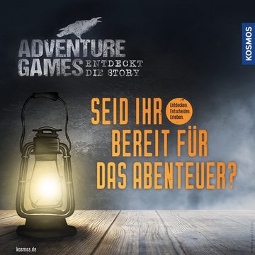 Kosmos Spiel, Gesellschaftsspiel Adventure Games - Die Monochrome AG, Made in Germany