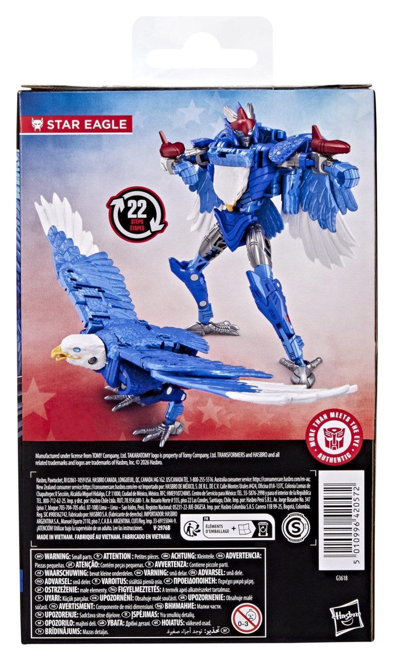Hasbro Actionfigur Transformers Deluxe Class Actionfigur Star Eagle 11 cm