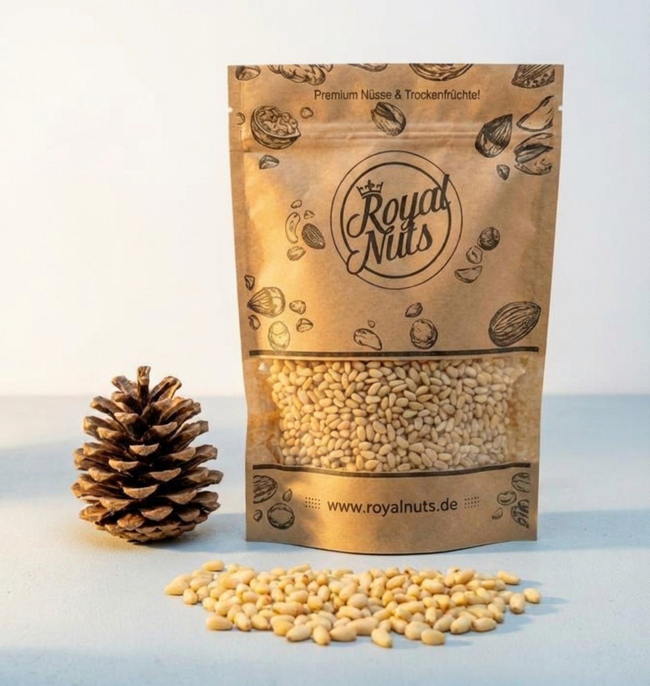 Royalnuts Genuss GmbH Nüsse 250g Pinienkerne, Royalnuts