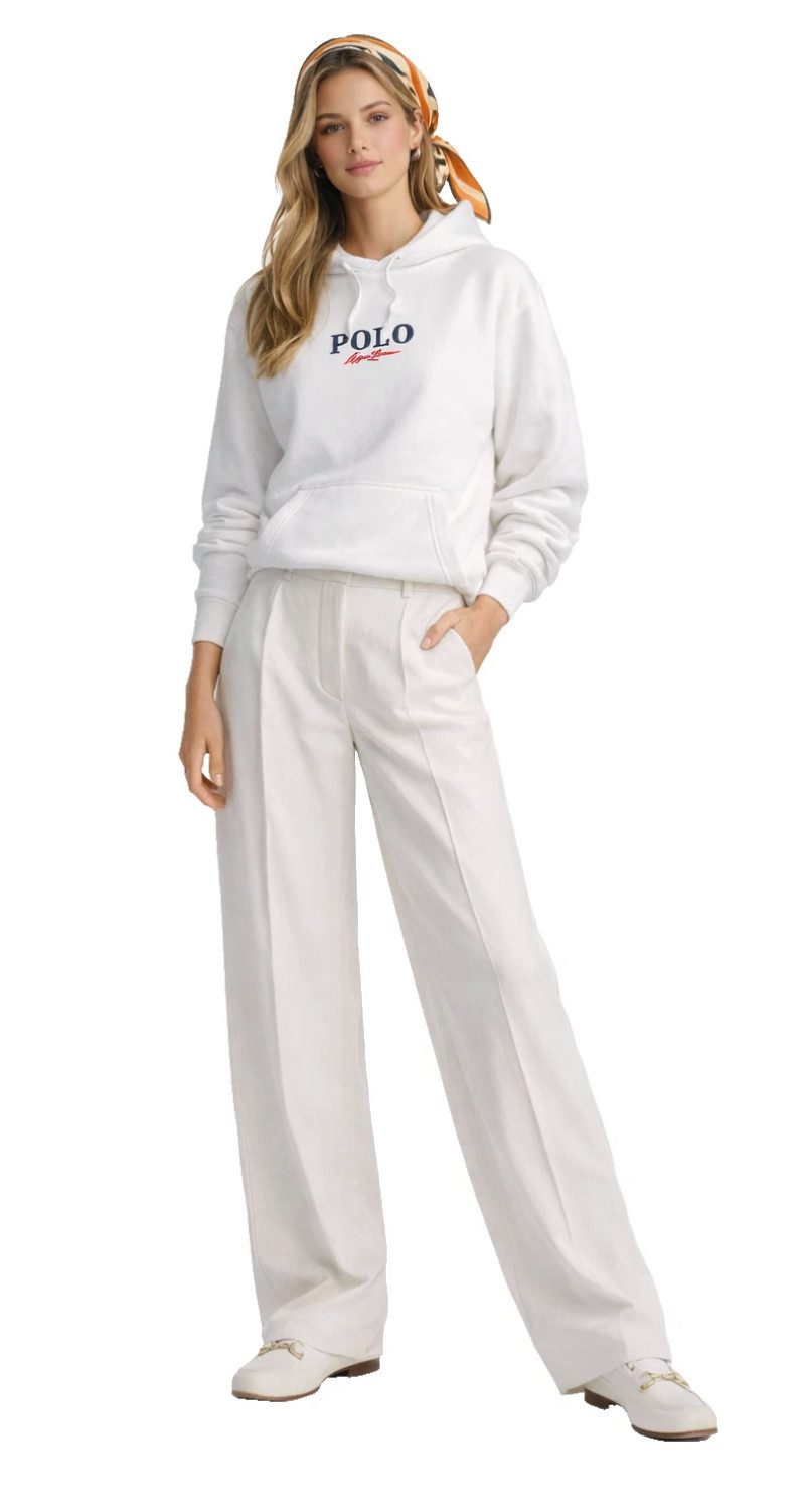 Polo Ralph Lauren Kapuzensweatshirt Damen Fleece Hoodie Sweatshirt mit Kängurutasche Eine sofortige Authentifizierung über das Ralph Lauren-System möglich.