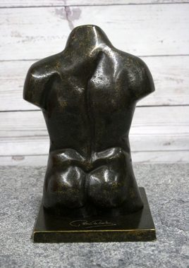 Bronzeskulpturen Skulptur Bronzefigur Kleine Männer Büste aus Bronze