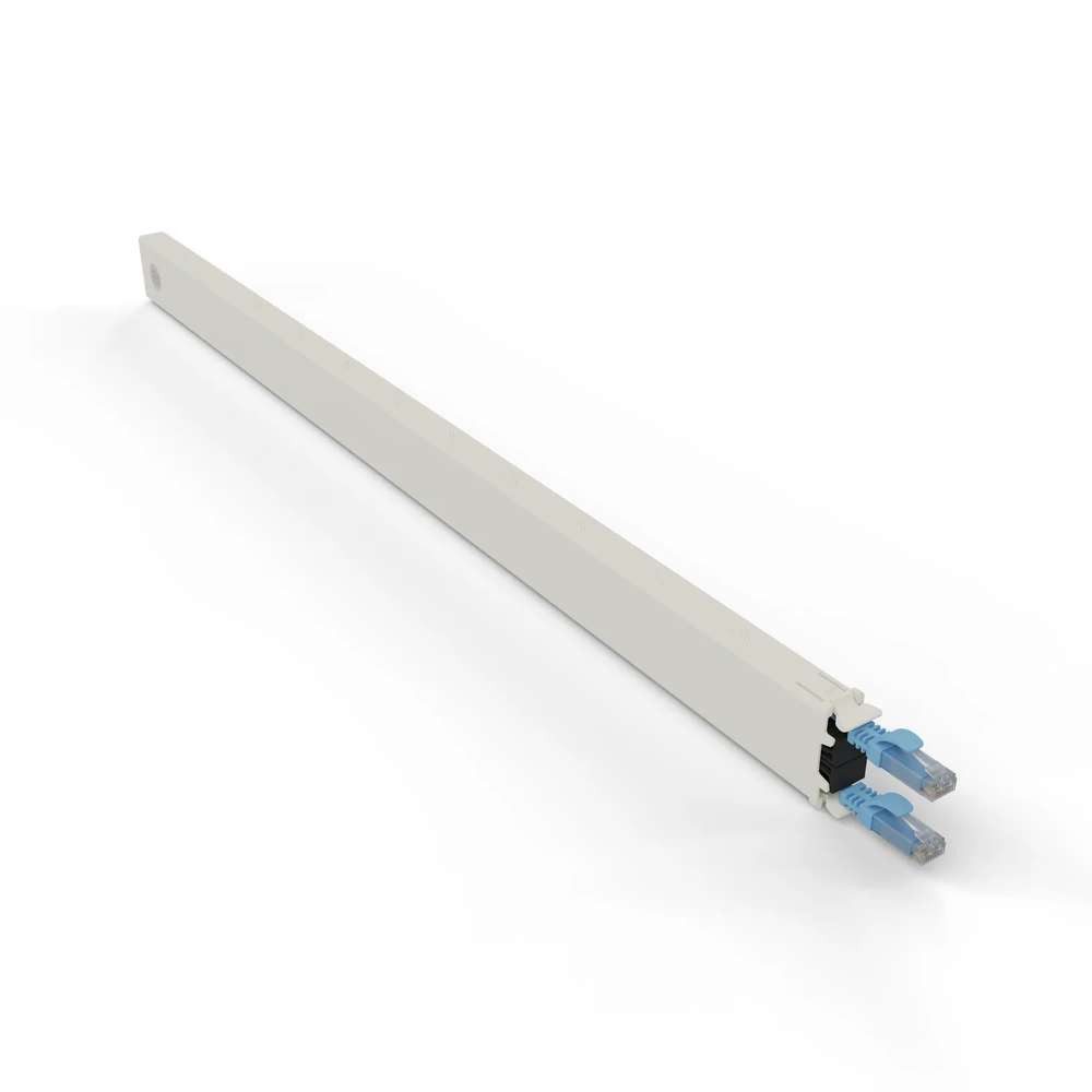 PATCHBOX PATCHBOX.one Kassette Cat 6A 30HE UTP 1,8m blau Netzwerk-Patch-Panel