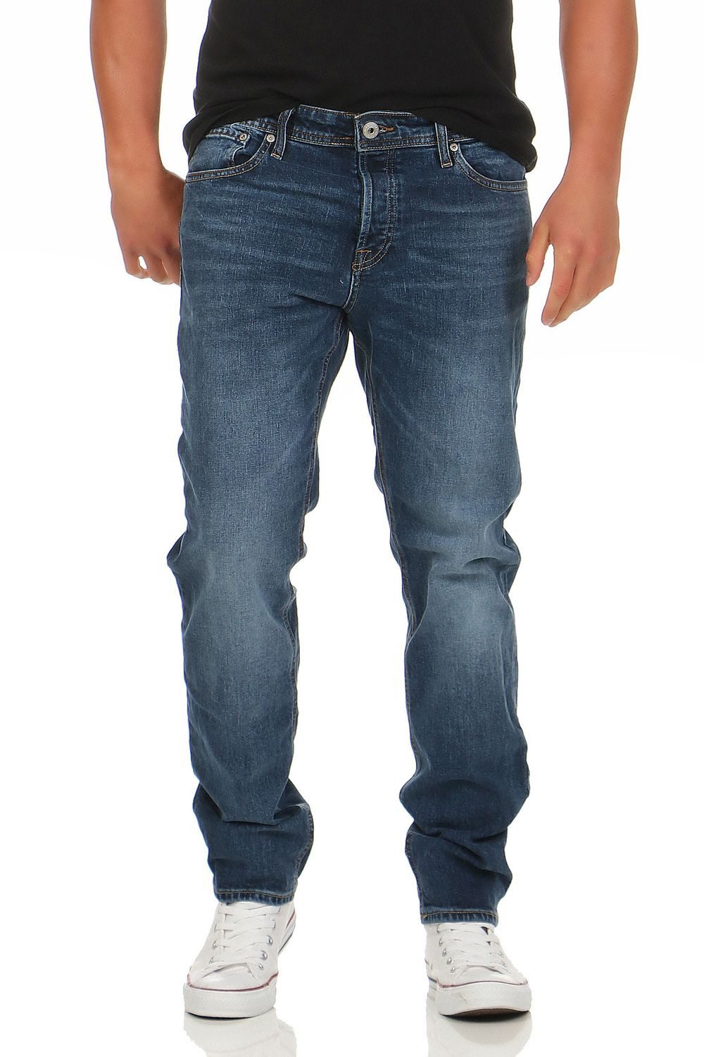 Comfort-fit-Jeans Jack & Jones Mike Original Comfort Tapered Herren Jeans