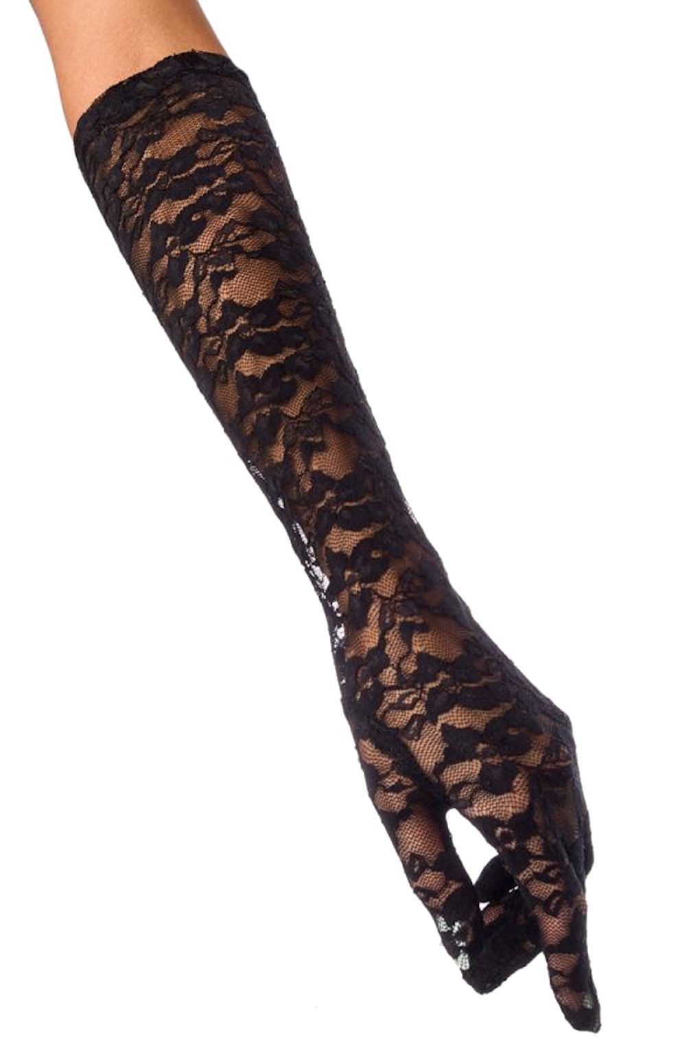 Atixo Abendhandschuhe Spitzenhandschuhe lang Abendhandschuhe Party-Handschu günstig online kaufen