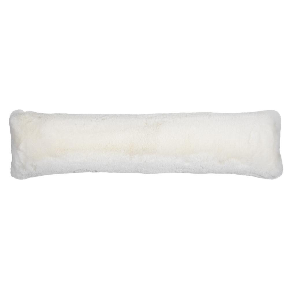 INNA-Glas Zugluftstopper Zugluftstopper ARIFA, aus Teddystoff glatt, weiß, 90x20x15cm