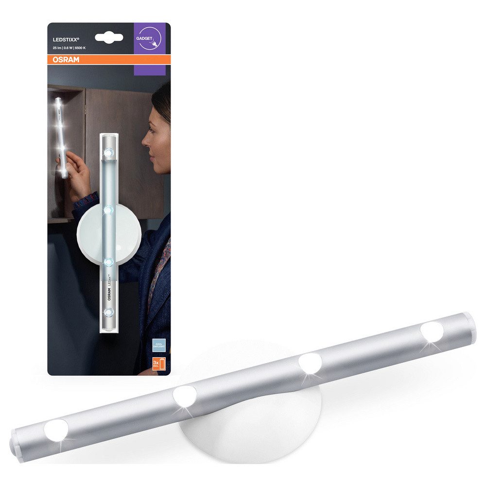 Osram LED Flutlichtstrahler OSRAM HOMELIGHTING LEDstixx Silver 4099854497575 Außenstrahler