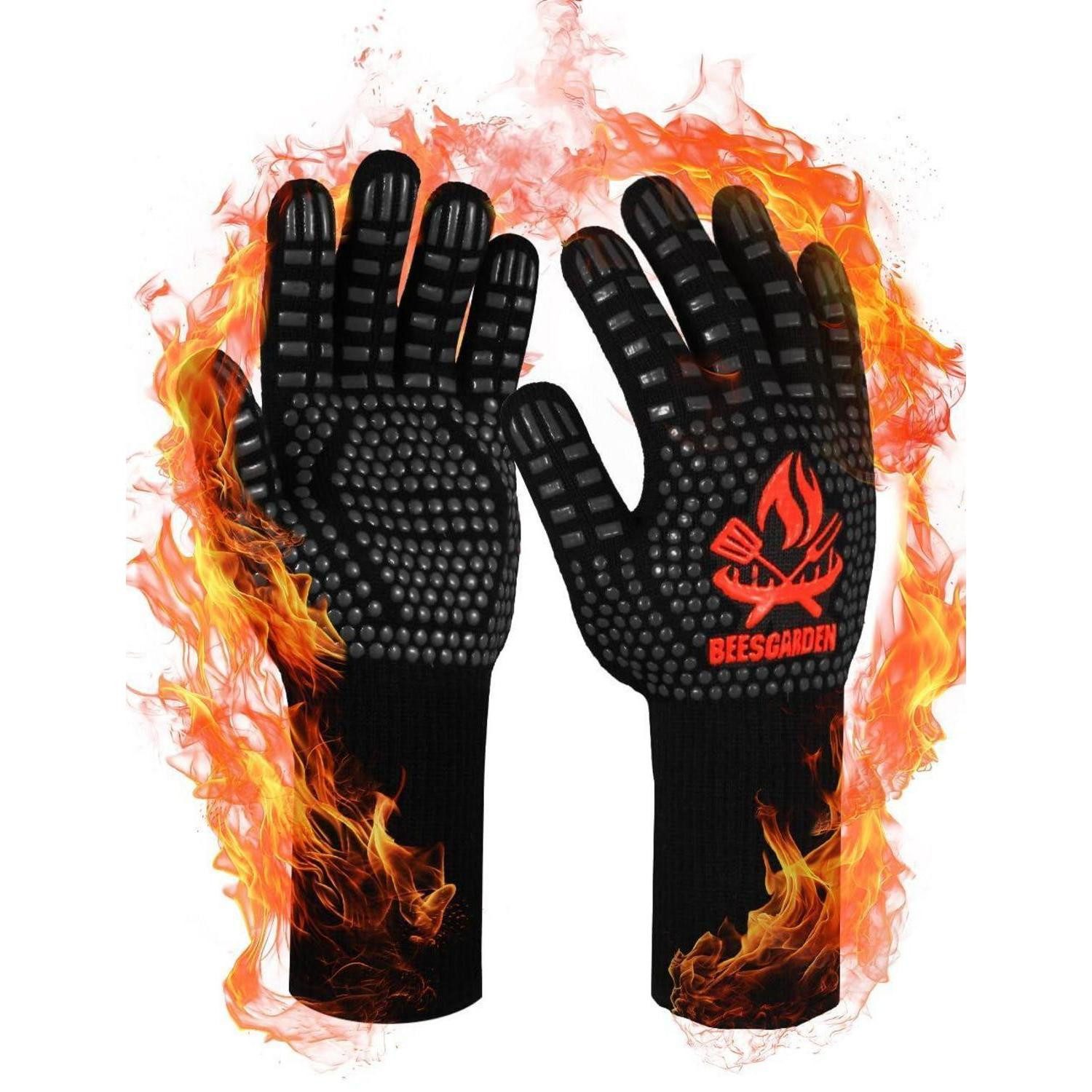 LuxusKollektion Grillhandschuhe Grillhandschuhe 800°C Hitzebeständig L/XL/XXL