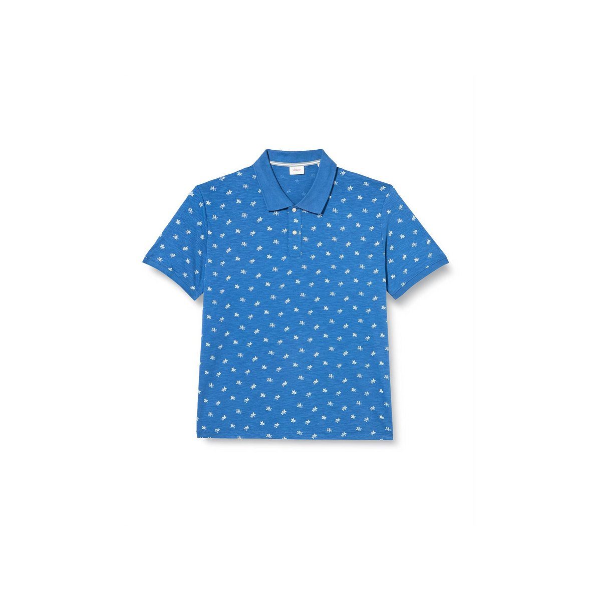 s.Oliver T-Shirt blau regular fit (1-tlg)