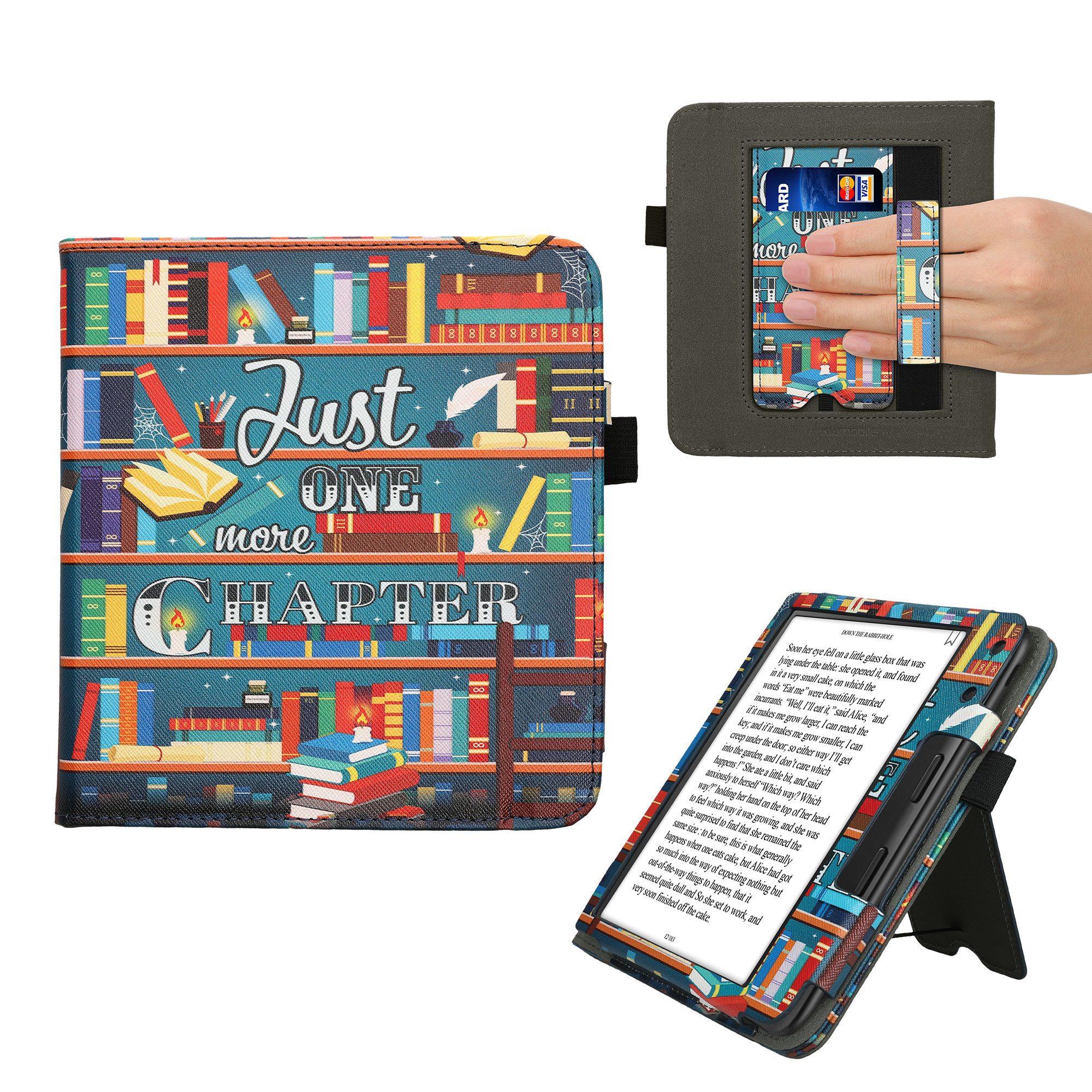 kwmobile E-Reader-Hülle Flip Schutzhülle für Kobo