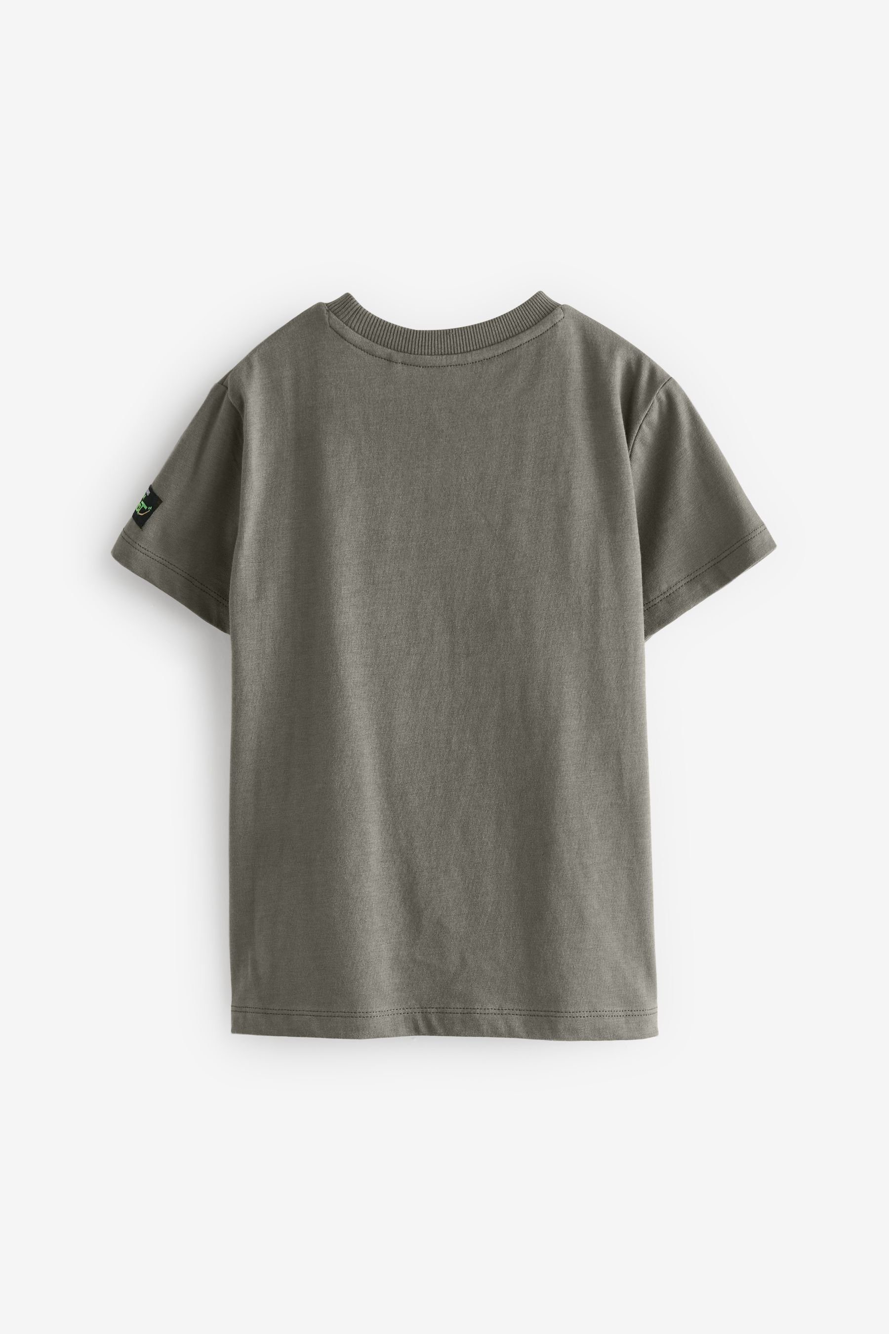Next T-Shirt Lizenziertes Langarmshirt Grey Groot Charcoal (1-tlg)