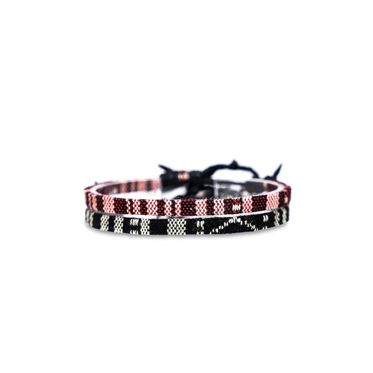 Made by Nami Freundschaftsarmband Surfer Armband 2-er Set Boho Schmuck (Set, 2), Ethno Hippie Style Браслеты дружбы