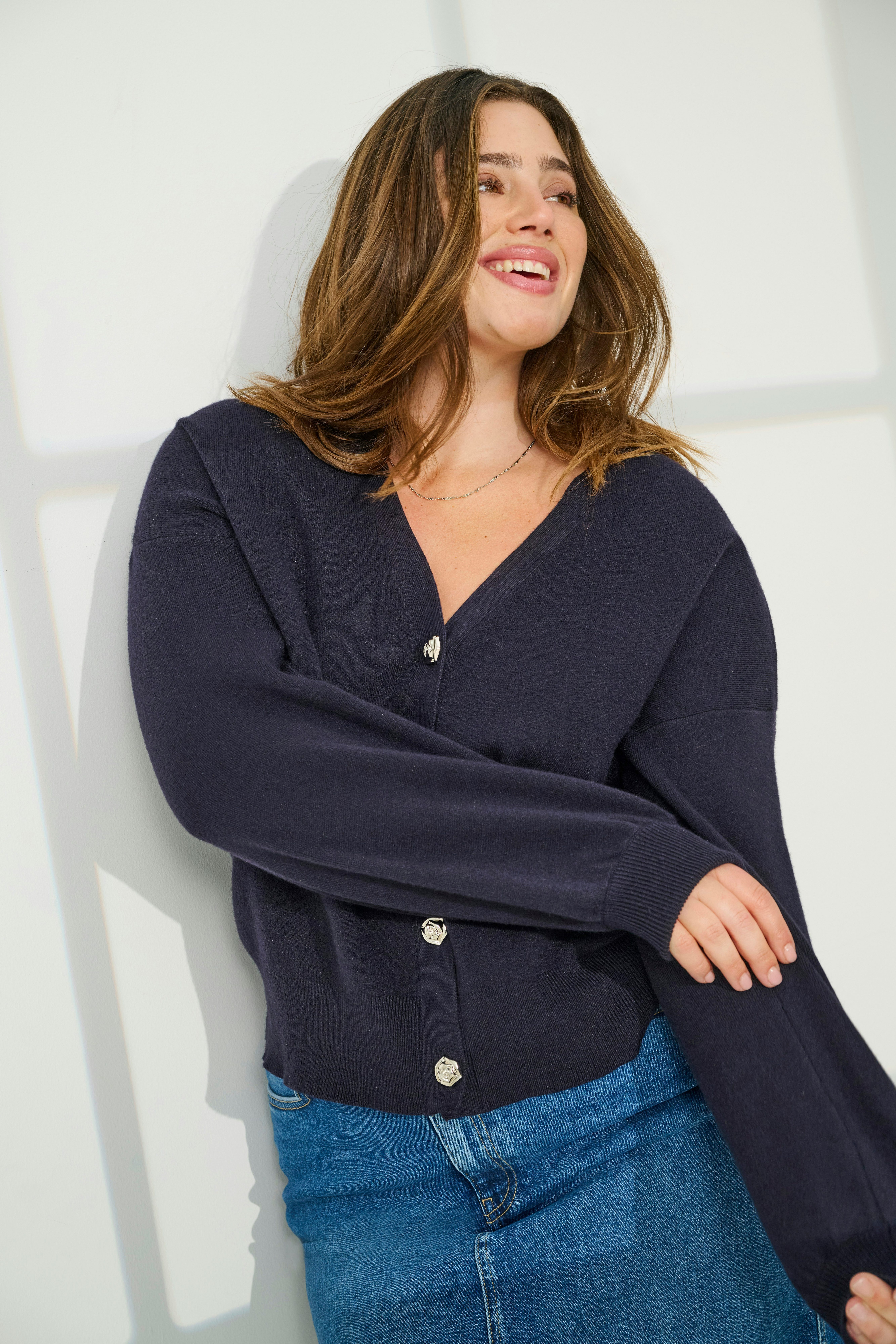 ONLY CARMAKOMA Strickjacke CARIBI LS CARDIGAN KNT – Bild 3 von 5