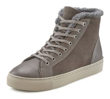 Elbsand Schnürboots High-Top-Sneaker, Stiefelette, Winterboots aus Leder