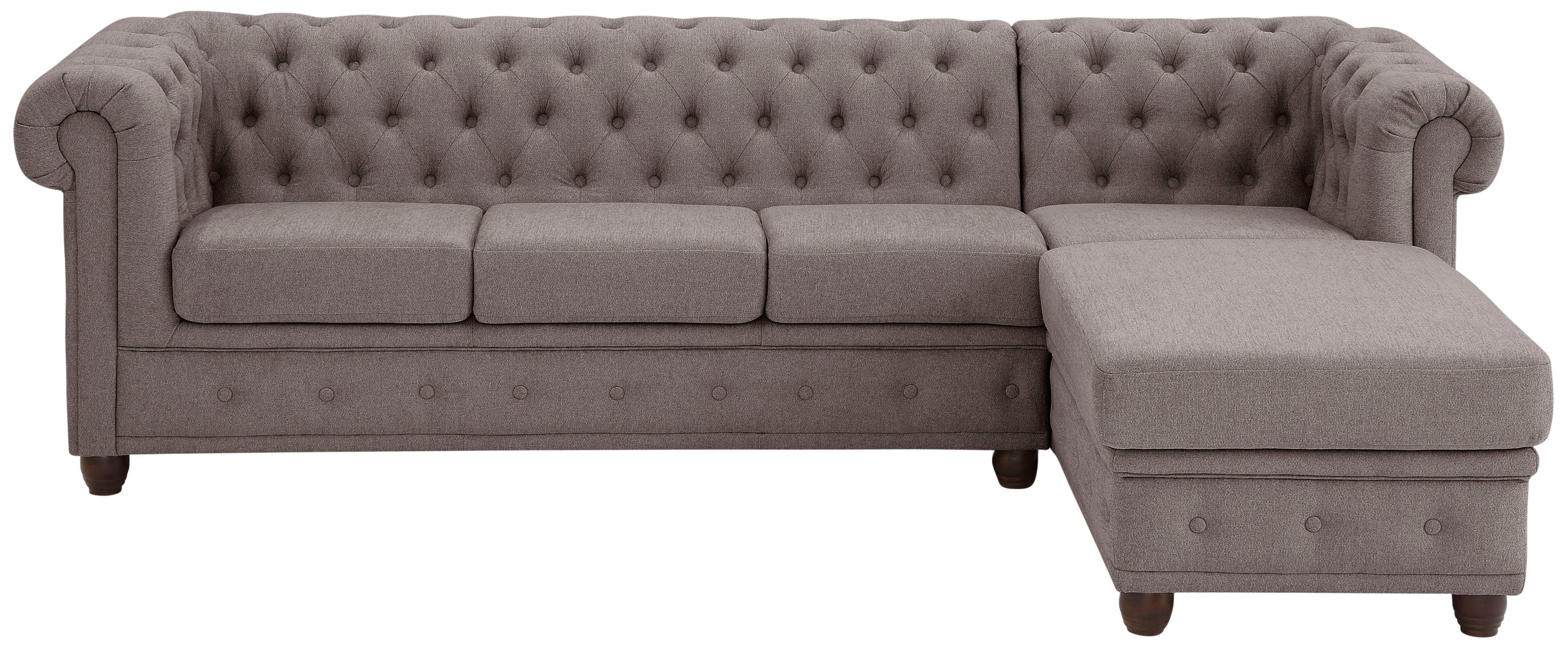 Home affaire Chesterfield-Sofa New Castle L-Form, günstig online kaufen