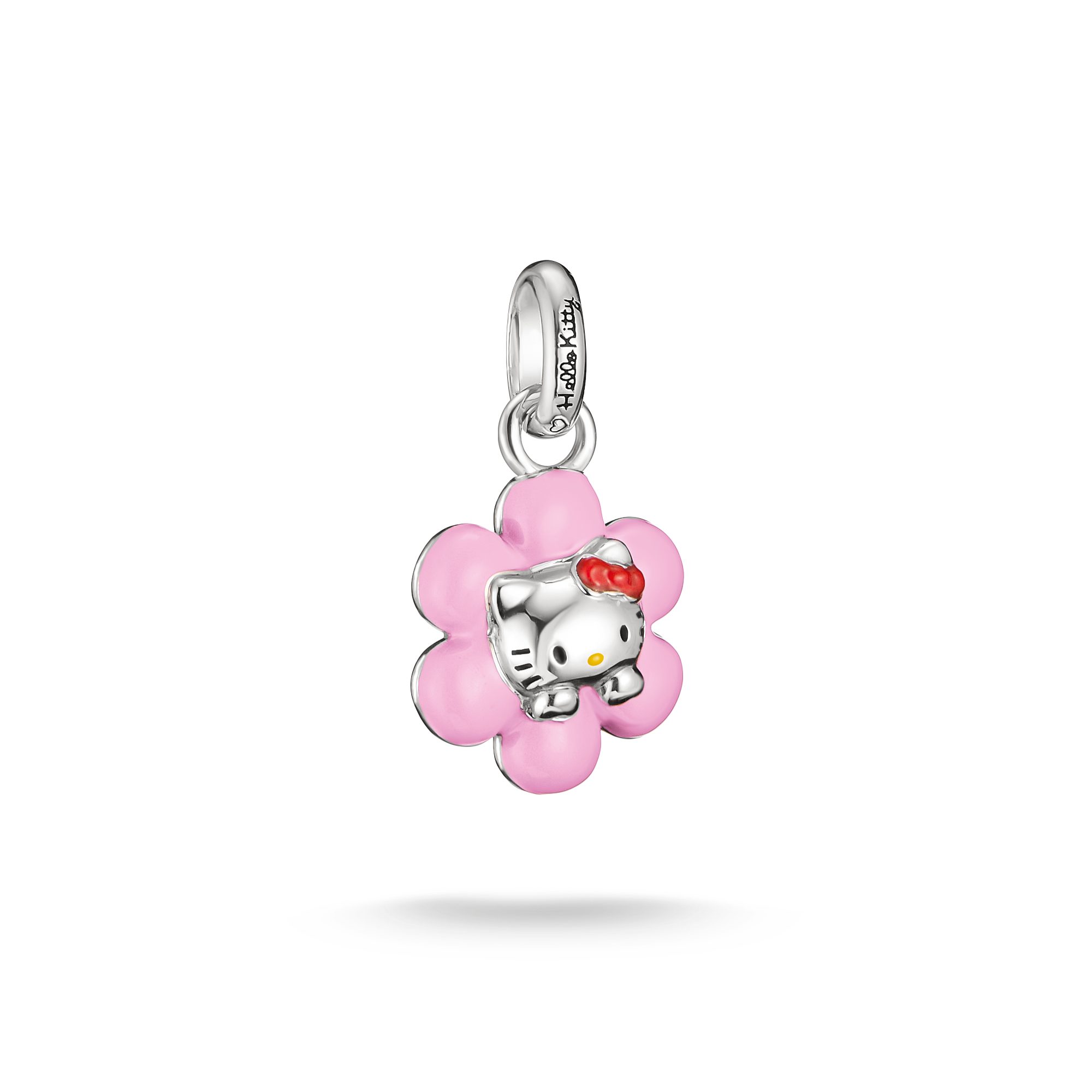 THOMAS SABO Charm-Einhänger THOMAS SABO ♡ Hello Kitty Charm Blume - Connect, Emaille
