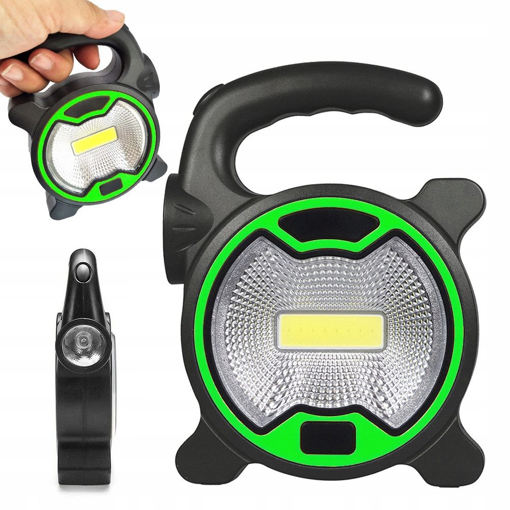 RACEL LED Arbeitslicht LED Arbeitslicht 2‑in‑1 Taschenlampe Werkstattlampe COB 160lm, Betrieb 3 × AA Batterie (nicht enthalten)