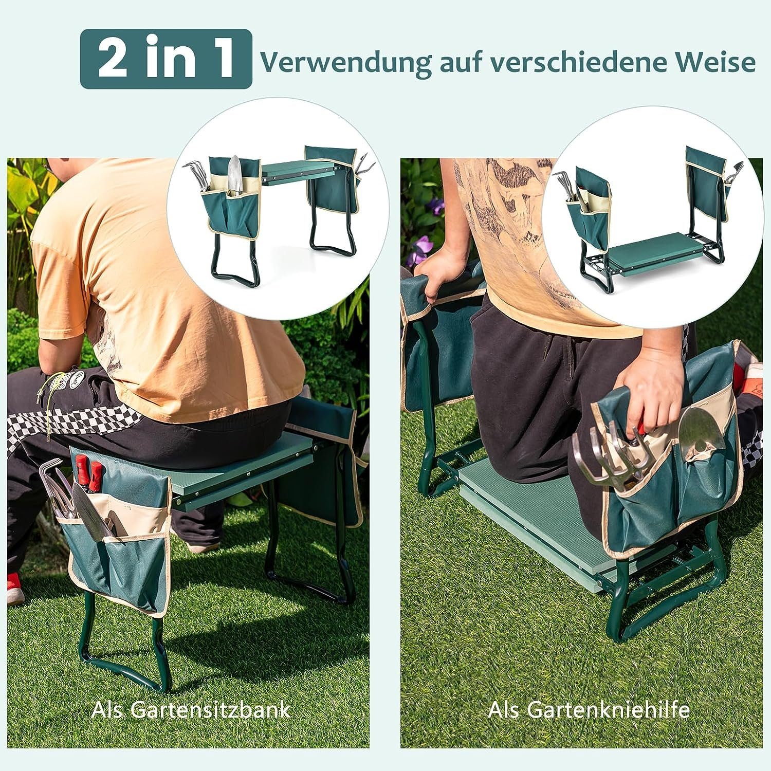 KOMFOTTEU Arbeitshocker Gartenhocker (3 St), klappbar, günstig online kaufen