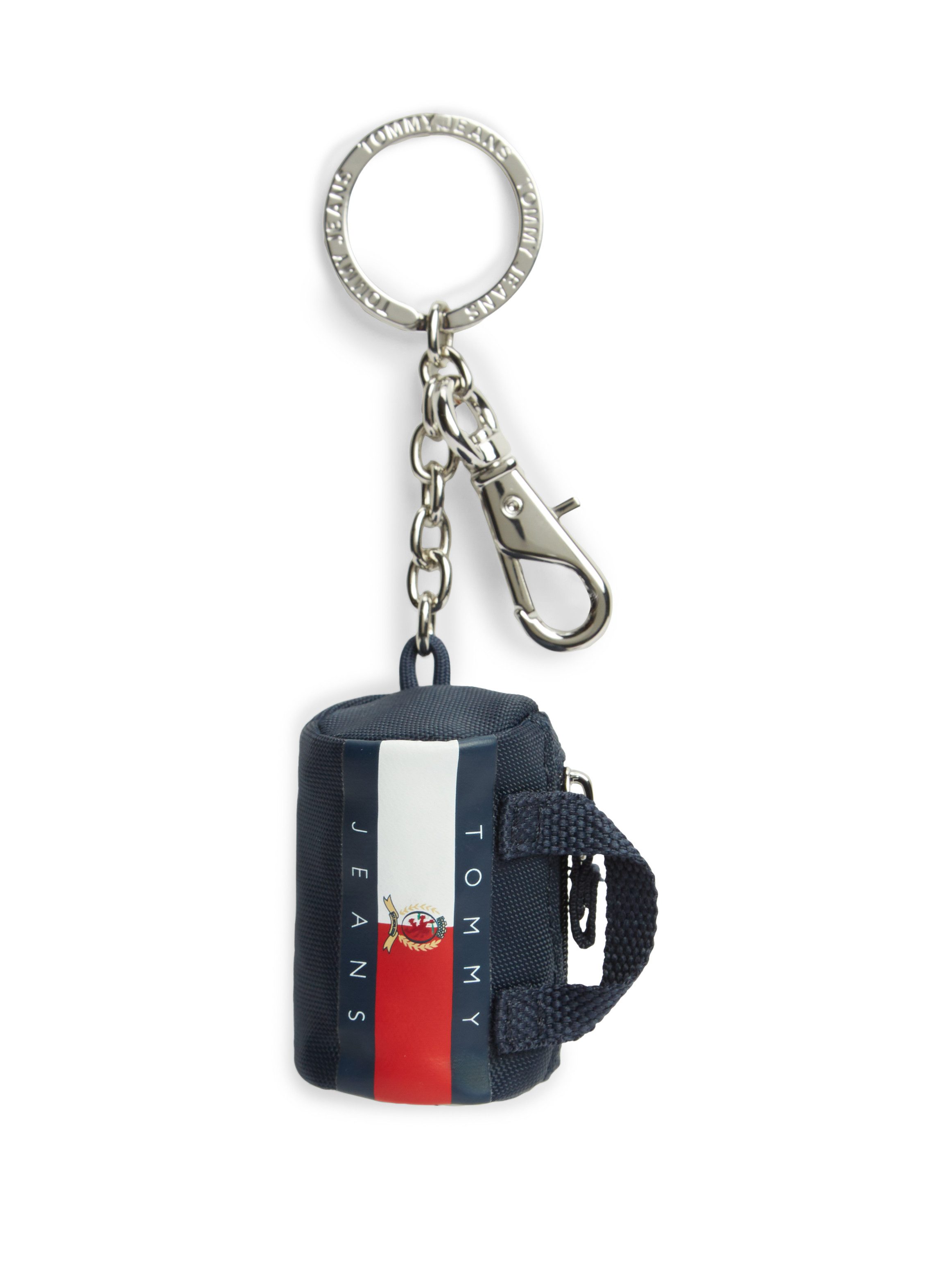 Tommy Jeans Taschenanhänger TJW ARCHIVE MICRO DUFFLE CHARM Damen Schlüsselanhänger, Bag Charm mit großer Logoflag