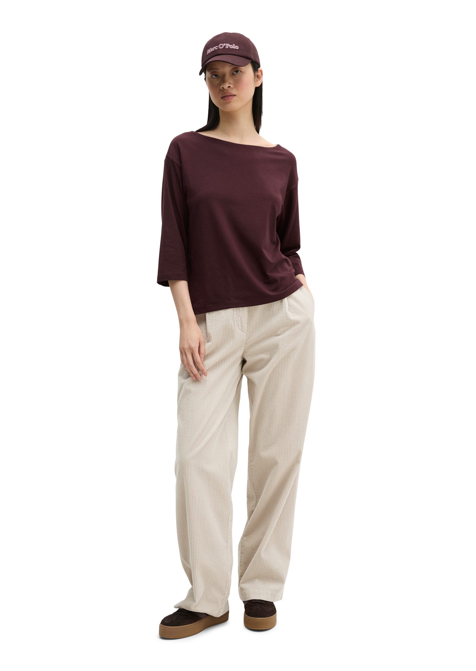 Marc O'Polo T-Shirt aus weichem Modal-Mix – Bild 5 von 5